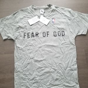 Nike × fear of god warm up tee grey